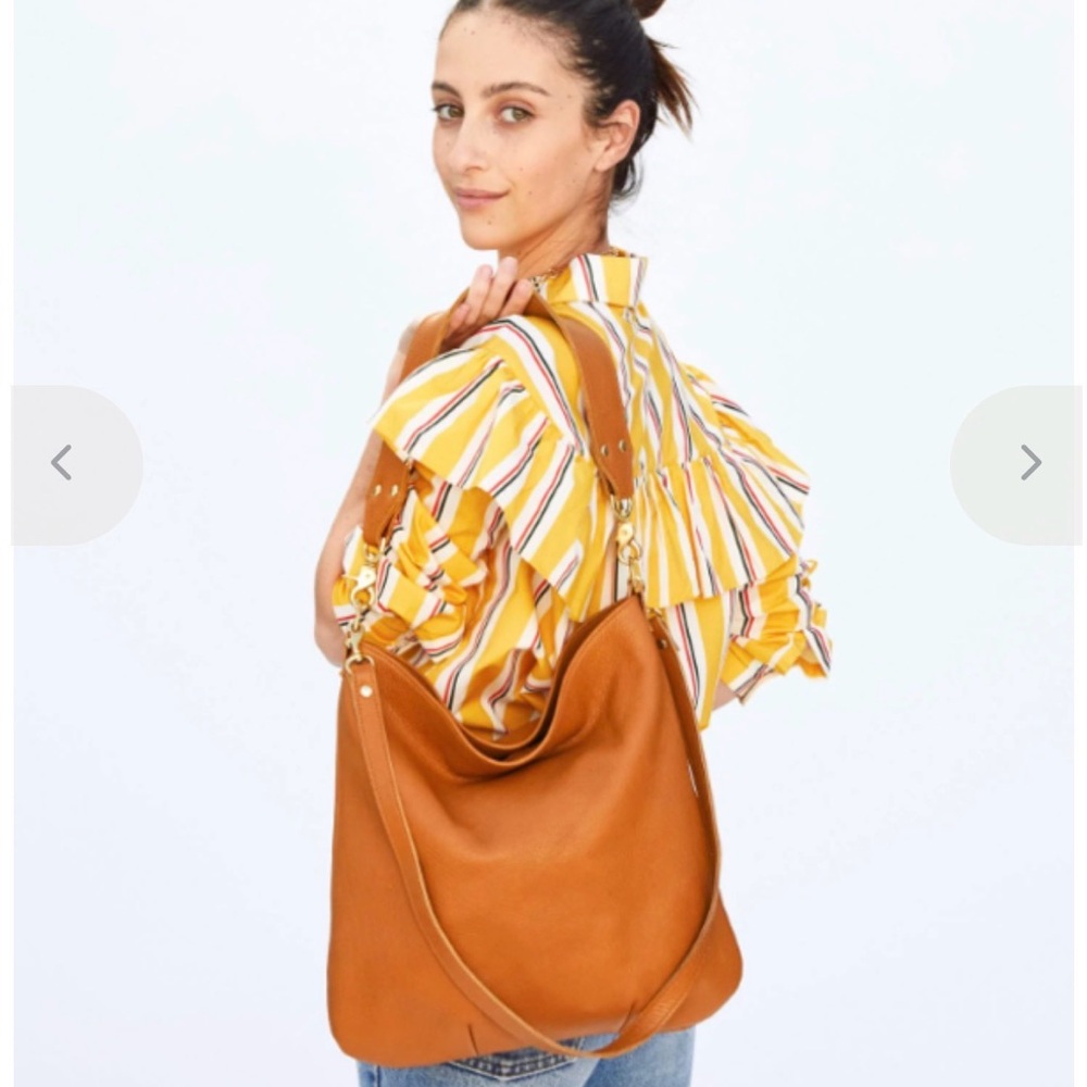 Clare V. Veronique Bag - Tan Pebble